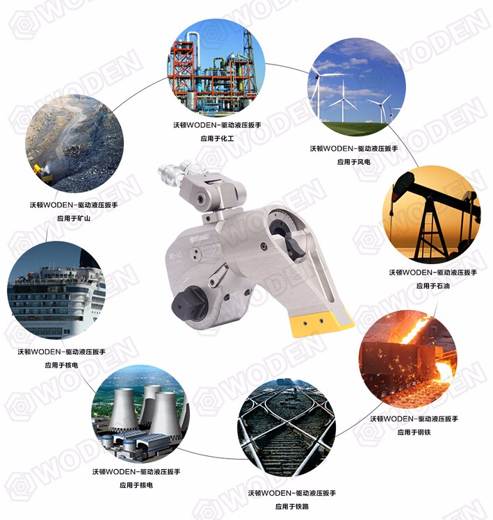 管道法蘭螺栓預緊工具液壓扳手選擇與使用注意事項