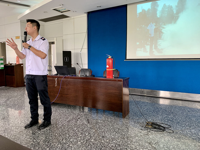 “消除事故隱患，筑牢安全防線”——沃頓機械參加園區消防安全講座